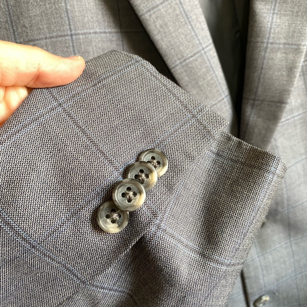 Jos A Bank RESERVE Silk/Wool Blend Blazer/Sport Coat Traditional Fit Size 44Long - Picture 11 of 12